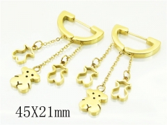 HY Wholesale Earrings 316L Stainless Steel Popular Jewelry Earrings-HY80E0711OL