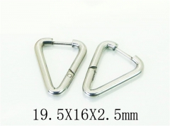 HY Wholesale Earrings 316L Stainless Steel Popular Jewelry Earrings-HY75E0011JE