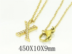 HY Wholesale Necklaces Stainless Steel 316L Jewelry Necklaces-HY12N0576OLX