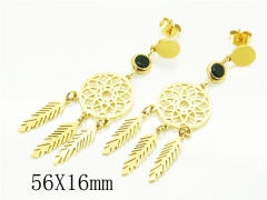 HY Wholesale Earrings 316L Stainless Steel Popular Jewelry Earrings-HY24E0079HIL