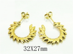 HY Wholesale Earrings 316L Stainless Steel Popular Jewelry Earrings-HY70E1348LQ