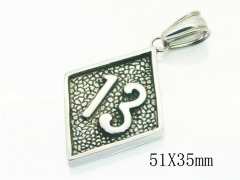 HY Wholesale Pendant Jewelry 316L Stainless Steel Jewelry Pendant-HY31P0100HQQ