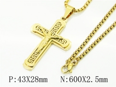 HY Wholesale Necklaces Stainless Steel 316L Jewelry Necklaces-HY09N1390HHQ
