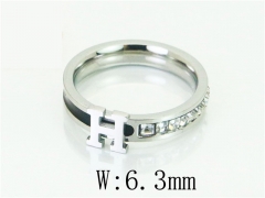 HY Wholesale Popular Rings Jewelry Stainless Steel 316L Rings-HY19R1257PV