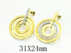 HY Wholesale Earrings 316L Stainless Steel Popular Jewelry Earrings-HY80E0756OF