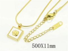 HY Wholesale Necklaces Stainless Steel 316L Jewelry Necklaces-HY59N0396MLF