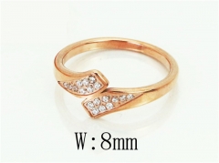 HY Wholesale Popular Rings Jewelry Stainless Steel 316L Rings-HY19R1306HIC