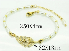 HY Wholesale Bracelets 316L Stainless Steel Jewelry Bracelets-HY80B1588NLD