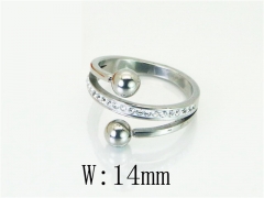HY Wholesale Popular Rings Jewelry Stainless Steel 316L Rings-HY19R1203OR