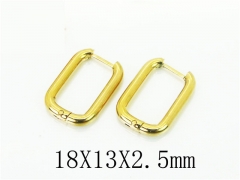 HY Wholesale Earrings 316L Stainless Steel Popular Jewelry Earrings-HY75E0025JLA