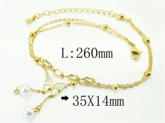 HY Wholesale Bracelets 316L Stainless Steel Jewelry Bracelets-HY32B0778HRR