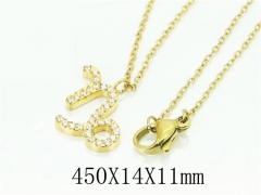 HY Wholesale Necklaces Stainless Steel 316L Jewelry Necklaces-HY12N0542OLQ