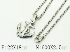 HY Wholesale Necklaces Stainless Steel 316L Jewelry Necklaces-HY41N0117HFF