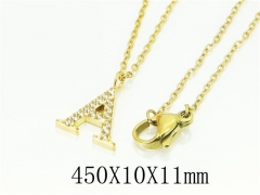 HY Wholesale Necklaces Stainless Steel 316L Jewelry Necklaces-HY12N0553OLA