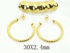HY Wholesale Earrings 316L Stainless Steel Popular Jewelry Earrings-HY12E0317JLE