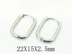 HY Wholesale Earrings 316L Stainless Steel Popular Jewelry Earrings-HY75E0055JIS