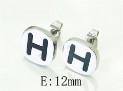 HY Wholesale Earrings 316L Stainless Steel Popular Jewelry Earrings-HY80E0724JL