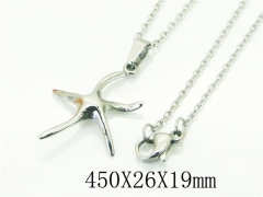 HY Wholesale Necklaces Stainless Steel 316L Jewelry Necklaces-HY74N0038LW
