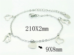 HY Wholesale Bracelets 316L Stainless Steel Jewelry Bracelets-HY39B0826HLX