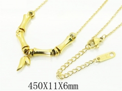 HY Wholesale Necklaces Stainless Steel 316L Jewelry Necklaces-HY09N1358HDD