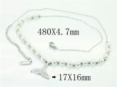HY Wholesale Necklaces Stainless Steel 316L Jewelry Necklaces-HY80N0664NA