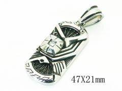 HY Wholesale Pendant Jewelry 316L Stainless Steel Jewelry Pendant-HY31P0103HBB