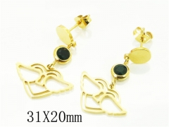 HY Wholesale Earrings 316L Stainless Steel Popular Jewelry Earrings-HY24E0088PZ