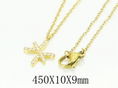 HY Wholesale Necklaces Stainless Steel 316L Jewelry Necklaces-HY12N0552OLG