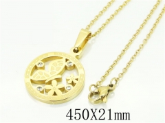 HY Wholesale Necklaces Stainless Steel 316L Jewelry Necklaces-HY74N0080LA