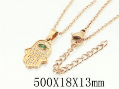 HY Wholesale Necklaces Stainless Steel 316L Jewelry Necklaces-HY74N0062MO