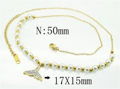 HY Wholesale Necklaces Stainless Steel 316L Jewelry Necklaces-HY80N0655NLS