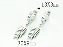 HY Wholesale Earrings 316L Stainless Steel Popular Jewelry Earrings-HY80E0735LLR