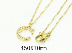 HY Wholesale Necklaces Stainless Steel 316L Jewelry Necklaces-HY12N0555OLC