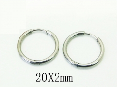 HY Wholesale Earrings 316L Stainless Steel Popular Jewelry Earrings-HY72E0050HLW