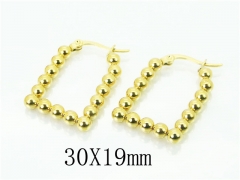 HY Wholesale Earrings 316L Stainless Steel Popular Jewelry Earrings-HY80E0751NL