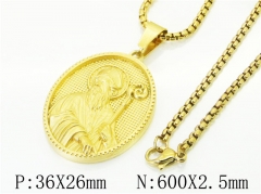 HY Wholesale Necklaces Stainless Steel 316L Jewelry Necklaces-HY09N1375HVV