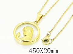 HY Wholesale Necklaces Stainless Steel 316L Jewelry Necklaces-HY74N0075NL