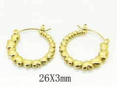 HY Wholesale Earrings 316L Stainless Steel Popular Jewelry Earrings-HY80E0703OR