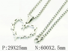 HY Wholesale Necklaces Stainless Steel 316L Jewelry Necklaces-HY09N1436OQ