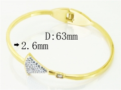 HY Wholesale Bangles Jewelry Stainless Steel 316L Fashion Bangle-HY09B1228HLB