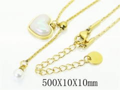 HY Wholesale Necklaces Stainless Steel 316L Jewelry Necklaces-HY32N0839HQQ
