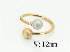 HY Wholesale Popular Rings Jewelry Stainless Steel 316L Rings-HY19R1317NR