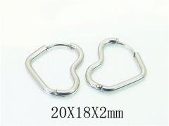HY Wholesale Earrings 316L Stainless Steel Popular Jewelry Earrings-HY75E0003JQ