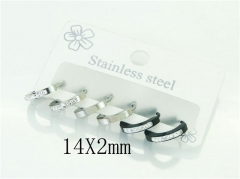 HY Wholesale Earrings 316L Stainless Steel Popular Jewelry Earrings-HY54E0159PS