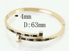 HY Wholesale Bangles Jewelry Stainless Steel 316L Fashion Bangle-HY80B1622HKS