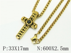 HY Wholesale Necklaces Stainless Steel 316L Jewelry Necklaces-HY41N0102HKE