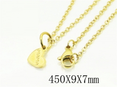 HY Wholesale Necklaces Stainless Steel 316L Jewelry Necklaces-HY74N0124KJ