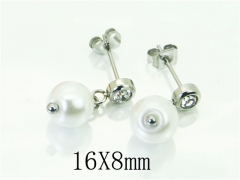 HY Wholesale Earrings 316L Stainless Steel Popular Jewelry Earrings-HY06E0391KF