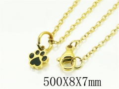 HY Wholesale Necklaces Stainless Steel 316L Jewelry Necklaces-HY74N0121KL