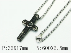 HY Wholesale Necklaces Stainless Steel 316L Jewelry Necklaces-HY41N0123HIY